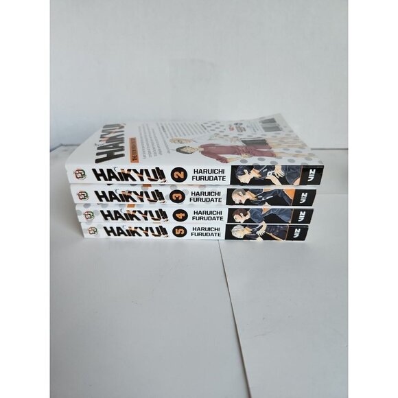 Haikyuu! Vol. 2-5 English Manga By Haruichi Furudate Excellent Lot of 4